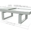 CANADA BILLIARDS BRIDGE ALUMINUM