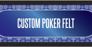 custom poker felt 96"