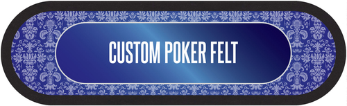 custom poker felt 96"